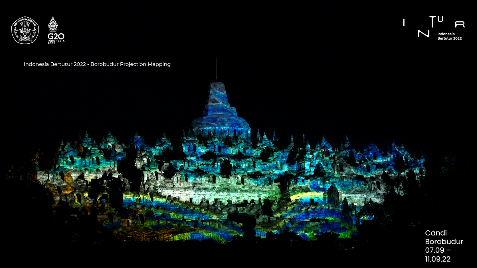 Indonesia Bertutur 2022 – Borobudur Projection Mapping